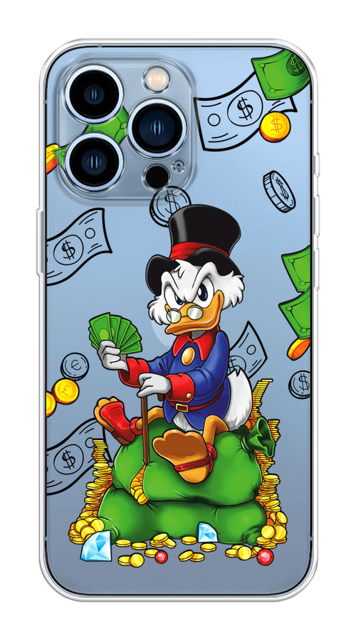 

Чехол на Apple iPhone 13 Pro "Scrooge Richness", Черный;синий;зеленый, 14350-1