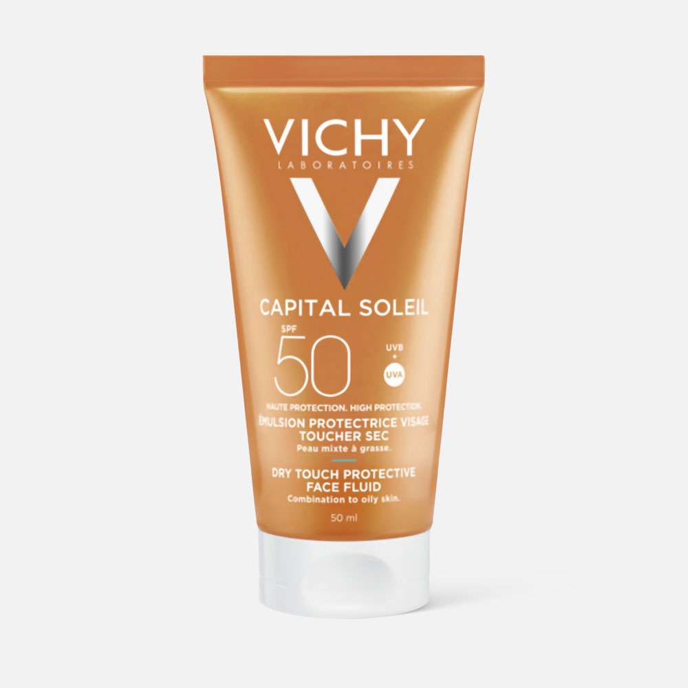 Эмульсия матирующая Vichy Capital Ideal Soleil SPF 50 50мл 3158₽