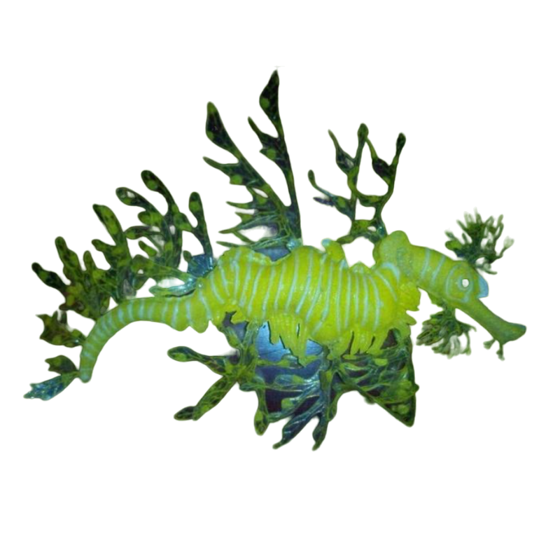 Декорация для аквариума Vitality Sea Dragon Морской конёк желтый