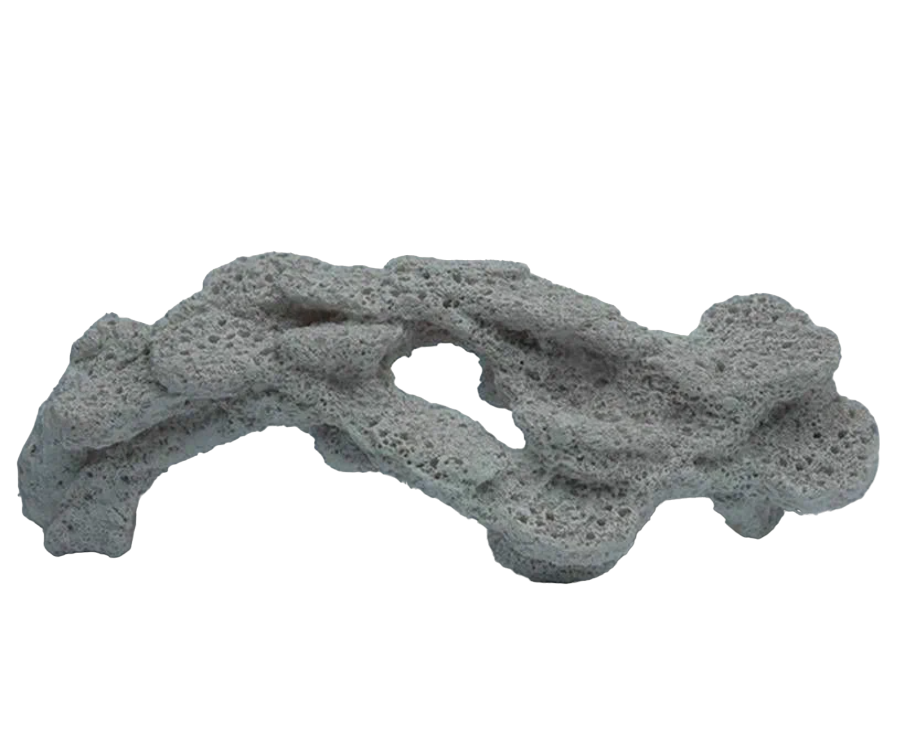 Декорация для аквариума Vitality Камень Polyresin Bio-Stone серый 37х17х13 см