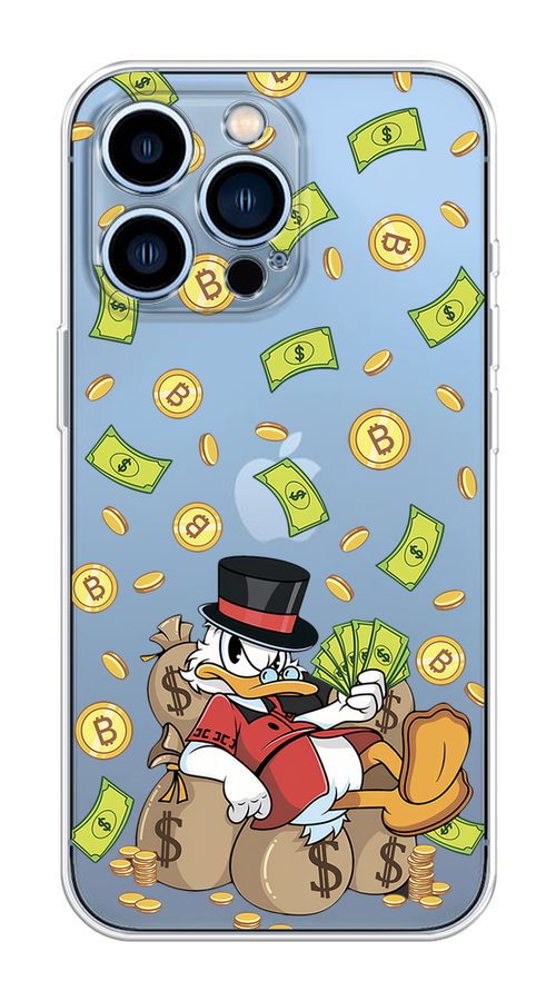 

Чехол на Apple iPhone 13 Pro "Скрудж Макдак в красном", 14350-1