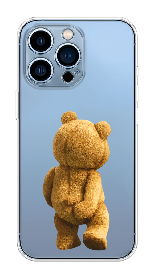 

Чехол на Apple iPhone 13 Pro "Медвежья спина", Коричневый;прозрачный, 14350-1