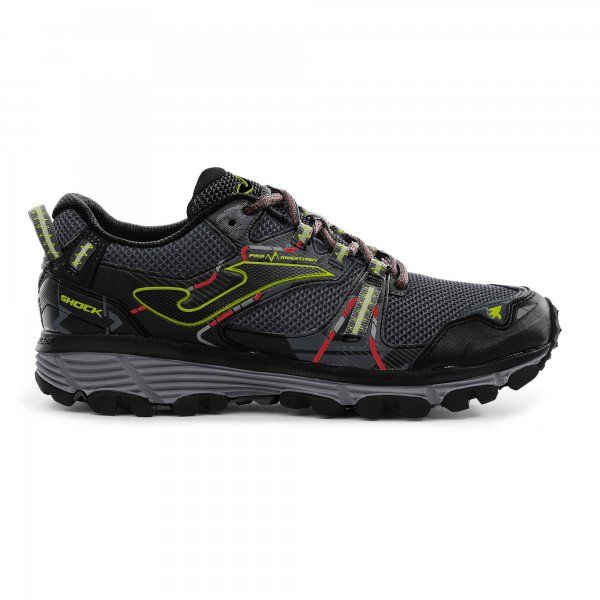 

Кроссовки мужские Joma SHOCK черные 9.5 UK, Черный, SHOCK