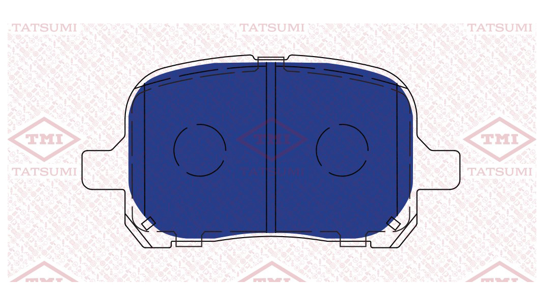 

Тормозные колодки Tatsumi передние дисковые tca1032