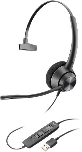 

Гарнитура PLANTRONICS EP310, черный (214568-01)