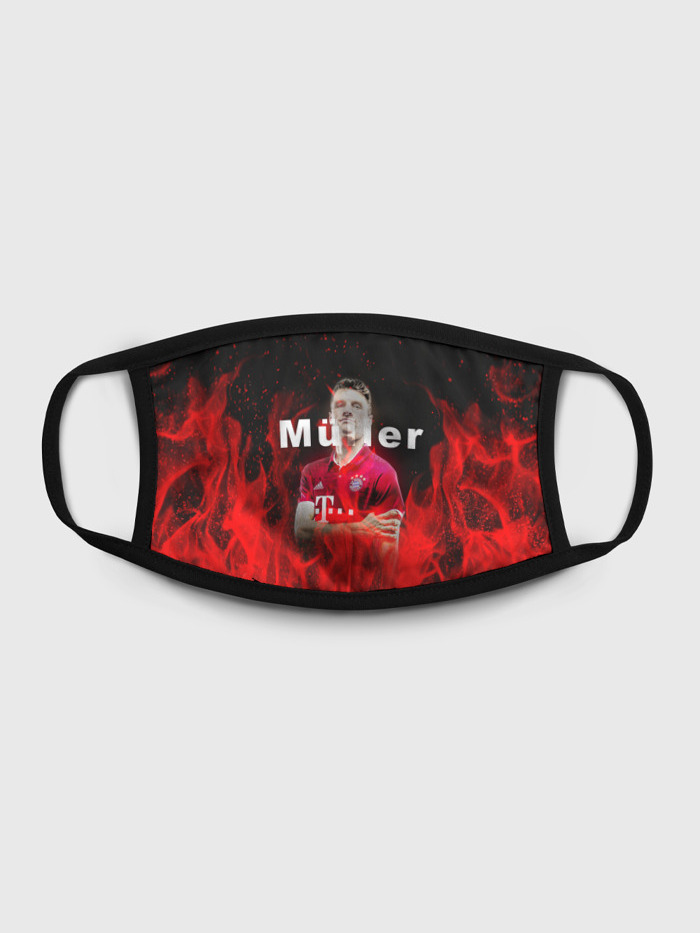 

Многоразовая маска унисекс Burnettie Thomas Muller, Разноцветный, Thomas Muller