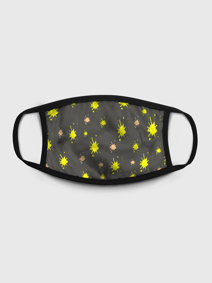 

Многоразовая маска унисекс Burnettie Yellow And Gray, Разноцветный, Yellow And Gray