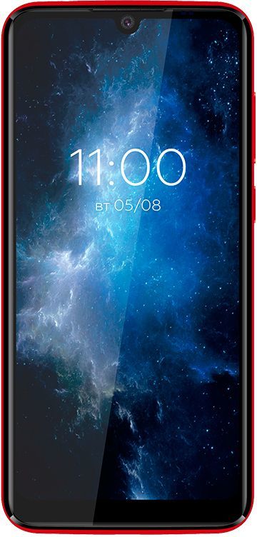 Смартфон BQ Slim 2/16Gb, 6061L, красный (86192064)