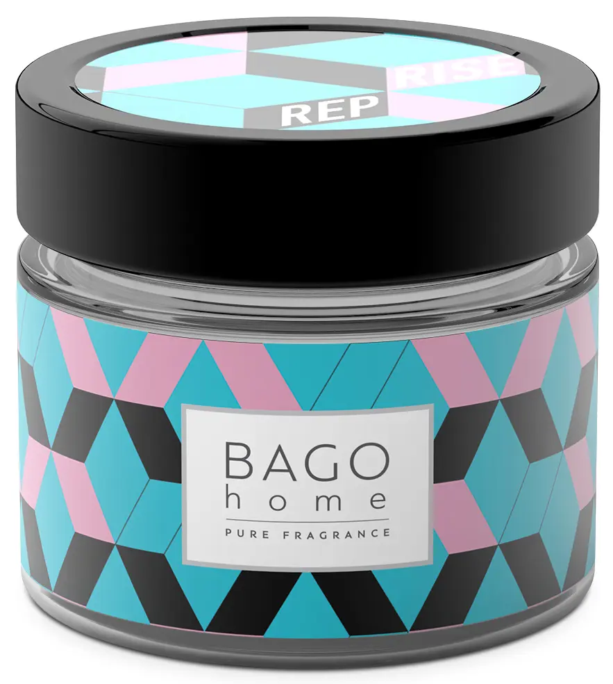 Свеча ароматизированная в стекле Reprise разноцветная 5.8 см