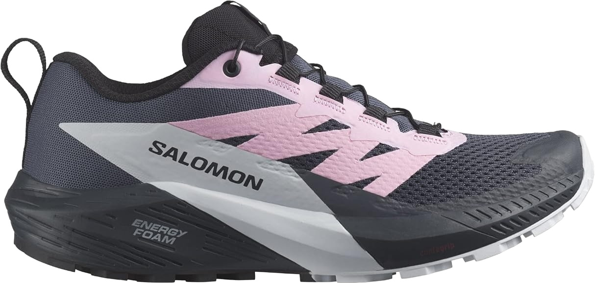 

Кроссовки женские Salomon Sense Ride 5 W черные 5 UK, Черный, Sense Ride 5 W