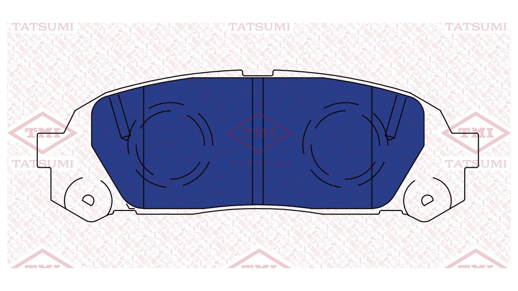 

Тормозные колодки Tatsumi задние дисковые tca1037