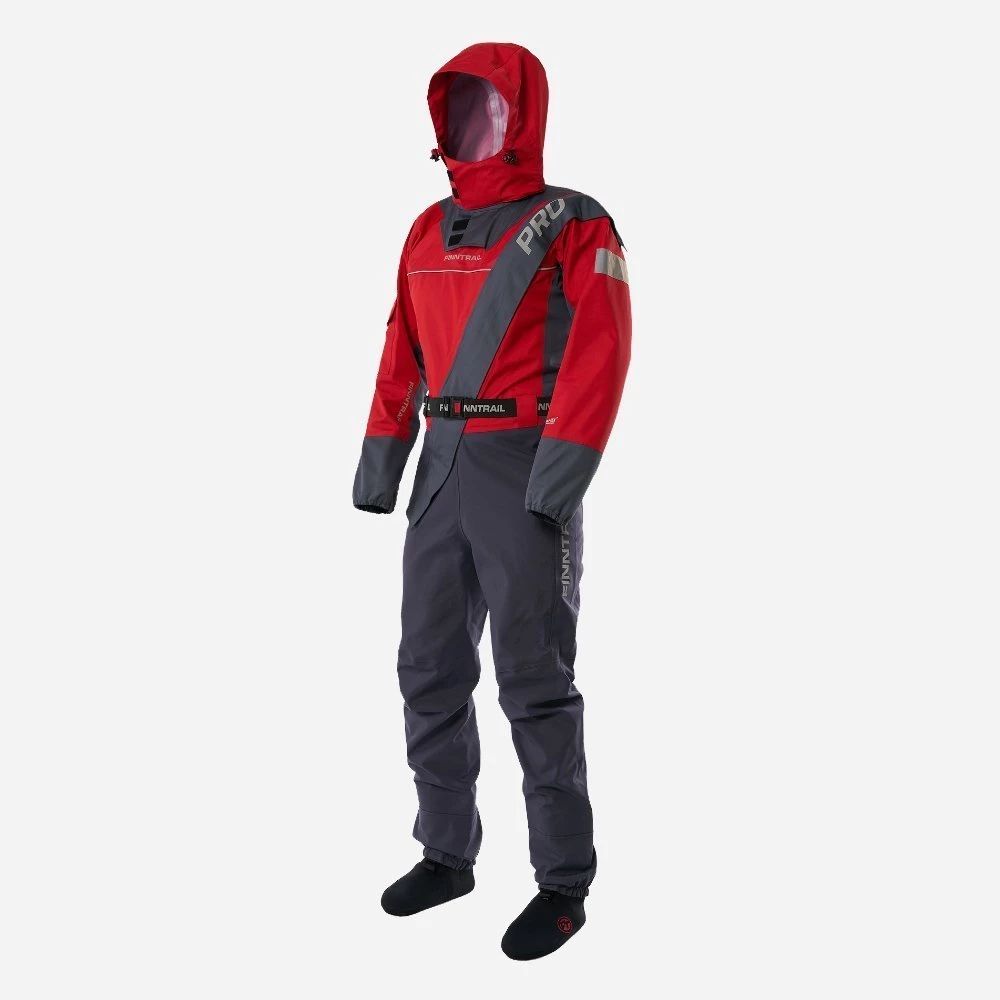 

Сухой костюм DrySuit для рыбалки '2504Red-MK_N, Красный;серый, DrySuit