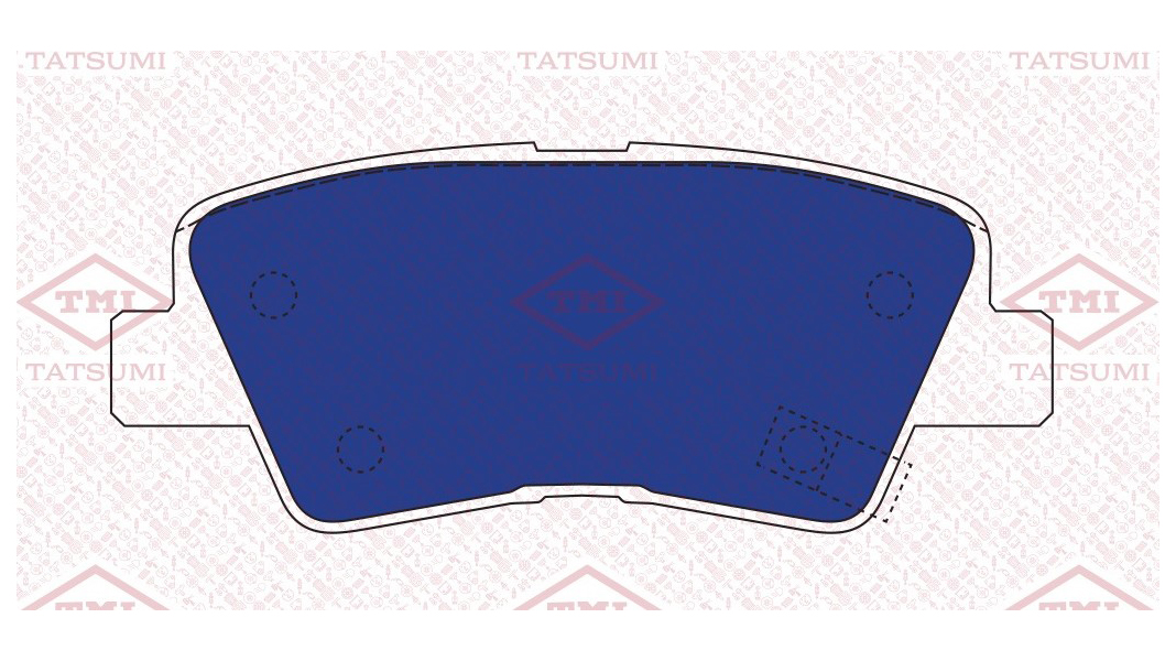 

Тормозные колодки Tatsumi задние дисковые tca1042