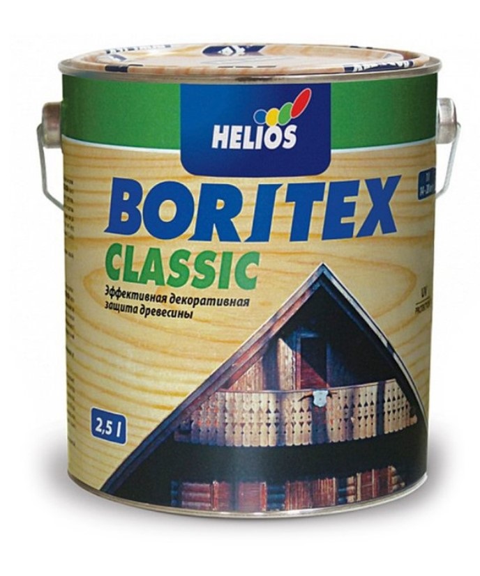 фото Пропитка boritex classic №7 махагон 10 л helios