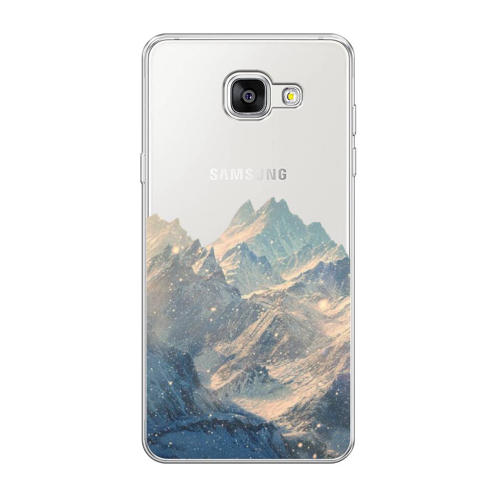 

Чехол Awog на Samsung Galaxy A5 2016 / Самсунг A5 2016 "Горы арт 2", Серый, 20550-10