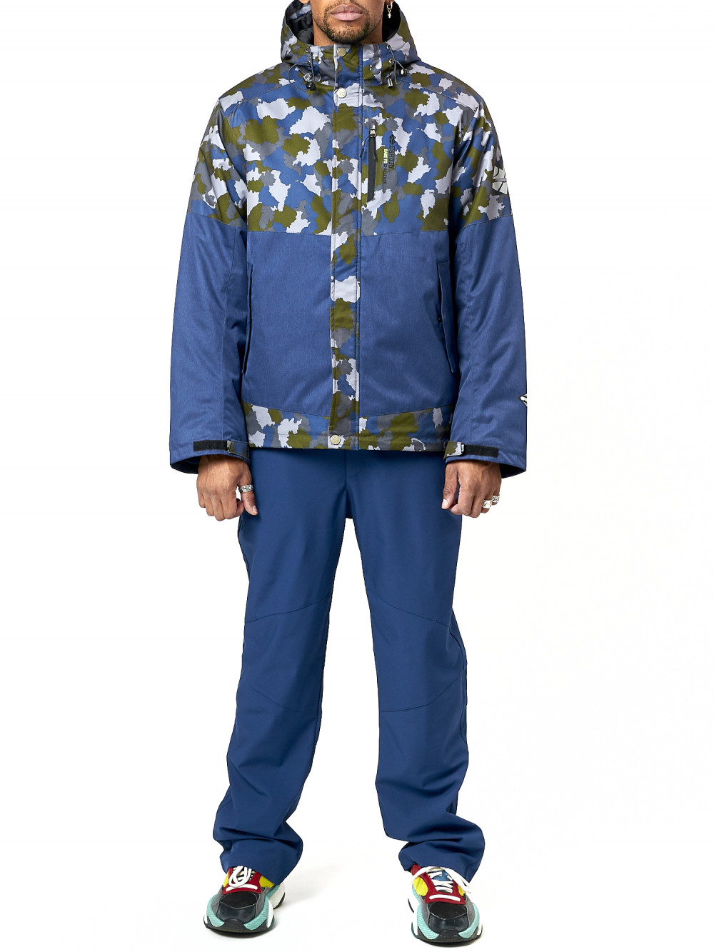 

Костюм мужской NoBrand AD0015 синий XXL, AD0015