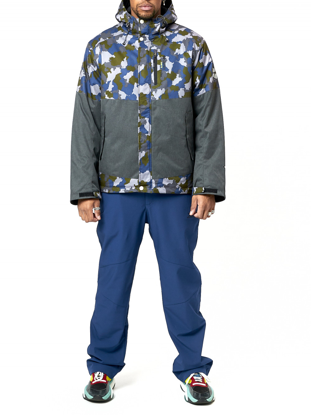 

Костюм мужской NoBrand AD0015 серый XXL, AD0015