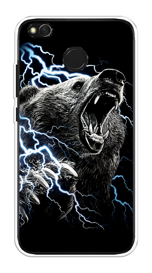 

Чехол на Xiaomi Redmi 4X "Гроза и медведь", Черный;серый;серебристый, 31450-1