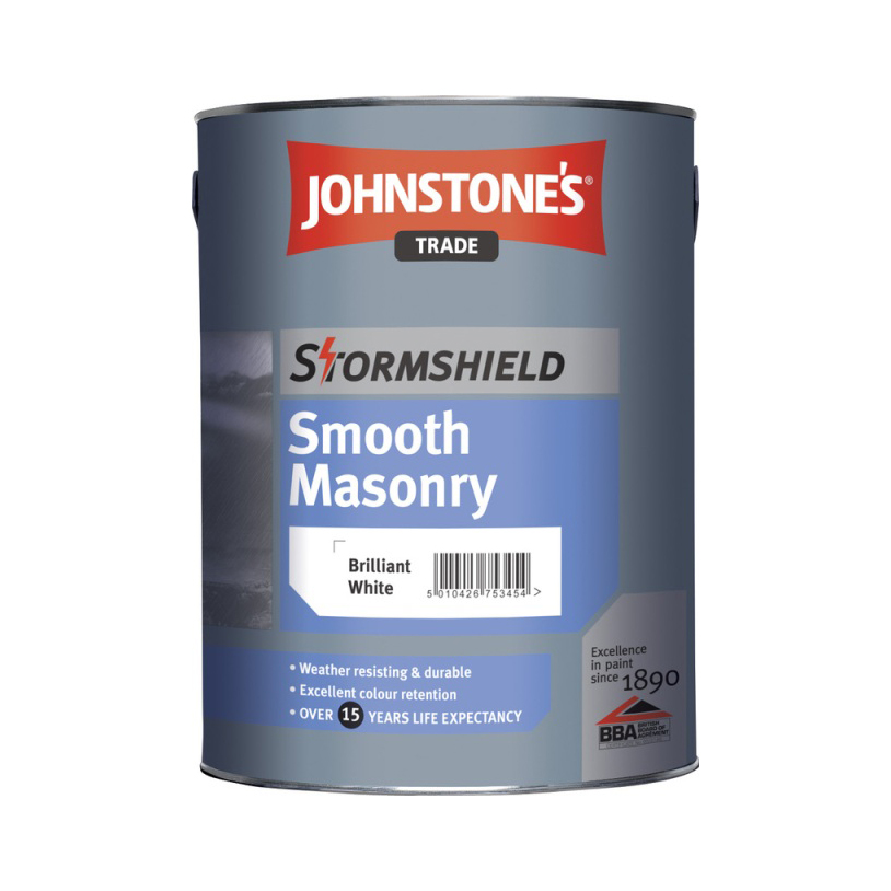 фото Краска johnstones stormshield smooth masonry pastel фасадная 5 л