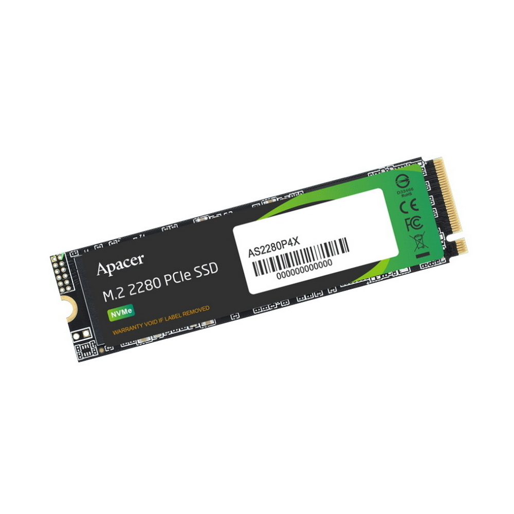 SSD накопитель Apacer AS2280P4 M.2 2280 1 ТБ (AP1TBAS2280P4X-1)