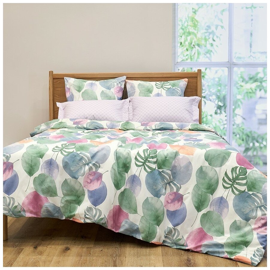 

Постельное белье 1,5 спальное Cozy Home Petali перкаль 2 наволочки 50х70 хлопок, Petali