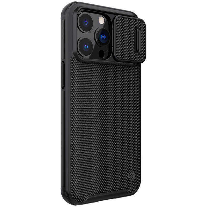 фото Чехол nillkin textured case pro magnetic с защитой камеры для iphone 13 pro (черный)