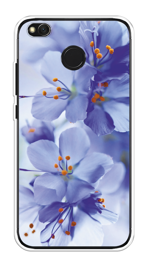 

Чехол на Xiaomi Redmi 4X "Фиолетовые цветки", Фиолетовый;синий, 31450-1