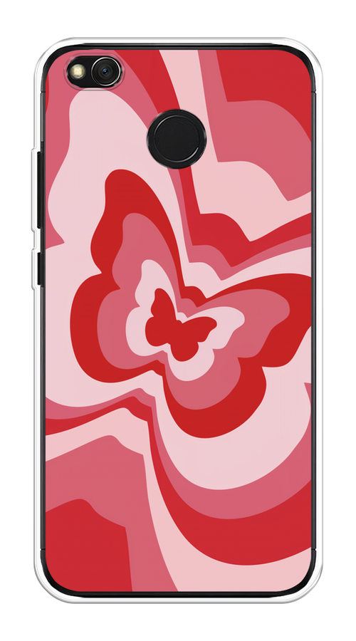

Чехол на Xiaomi Redmi 4X "Бабочка в стиле хиппи", Красный;розовый, 31450-1