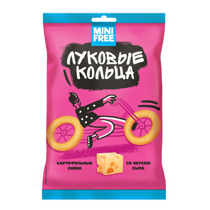 Снеки картофельные Minifree со вкусом сыра 45 г