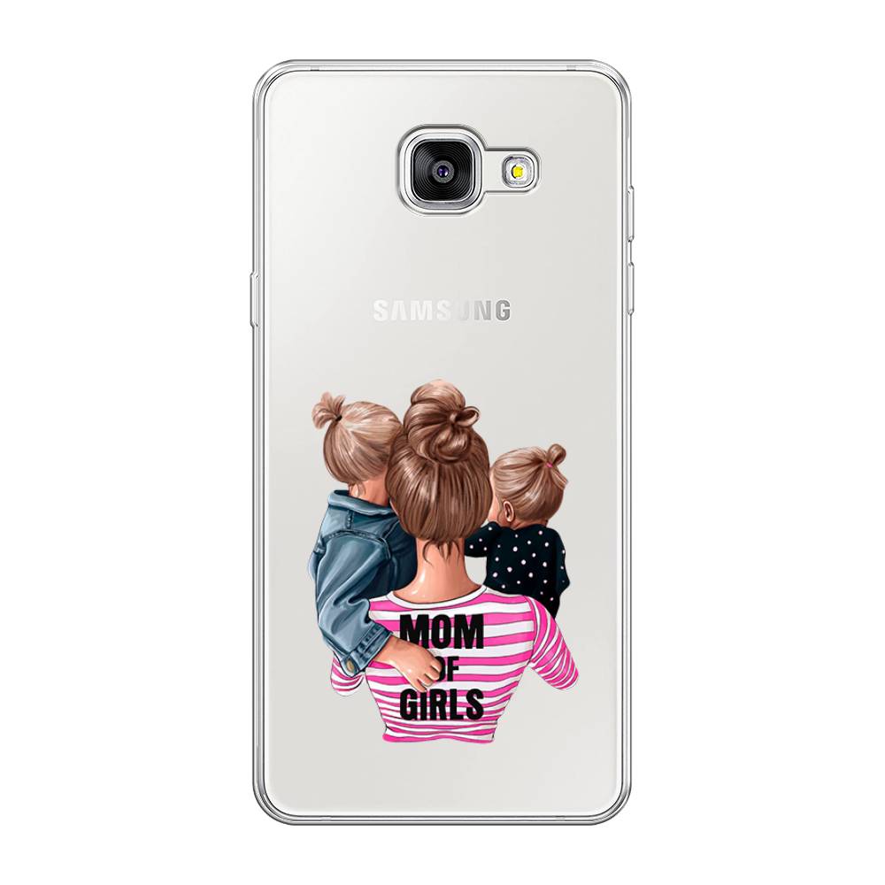 

Чехол Awog на Samsung Galaxy A5 2016 / Самсунг A5 2016 "Mom of Girls", Синий;розовый;черный, 20550-6