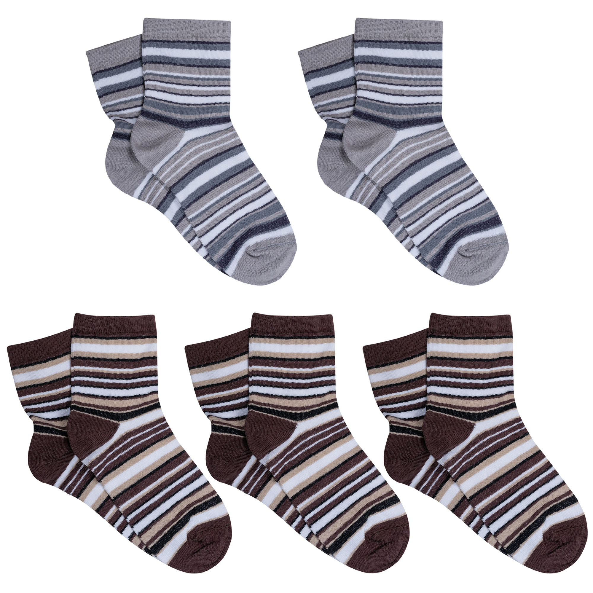 

Носки детские LorenzLine 5-Л31, серый; коричневый, 8-10, 5-Л31