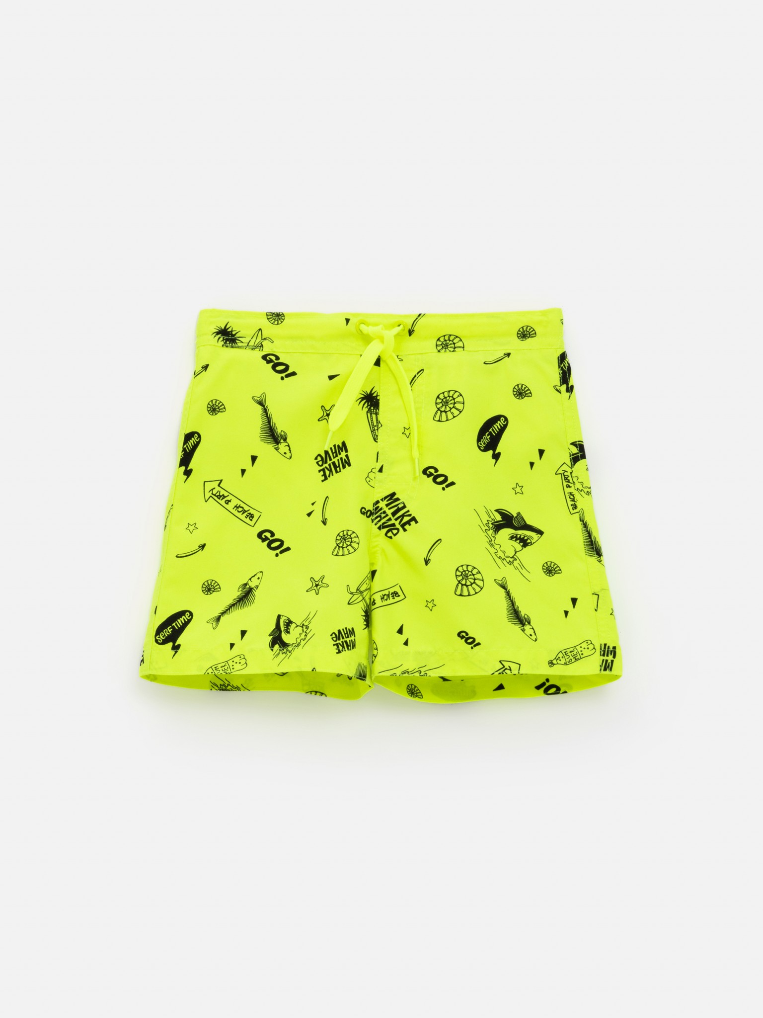 Купальные шорты для мальчиков ACOOLA 20124750011, желтый р.98-104