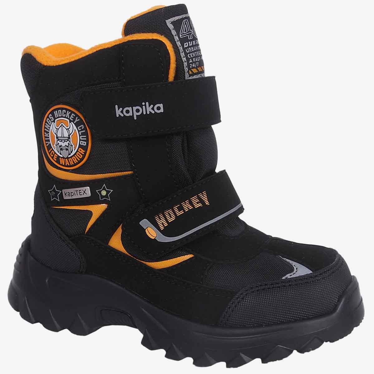 

Ботинки детские Kapika 42429 цв.черный р.32 RU, 42429