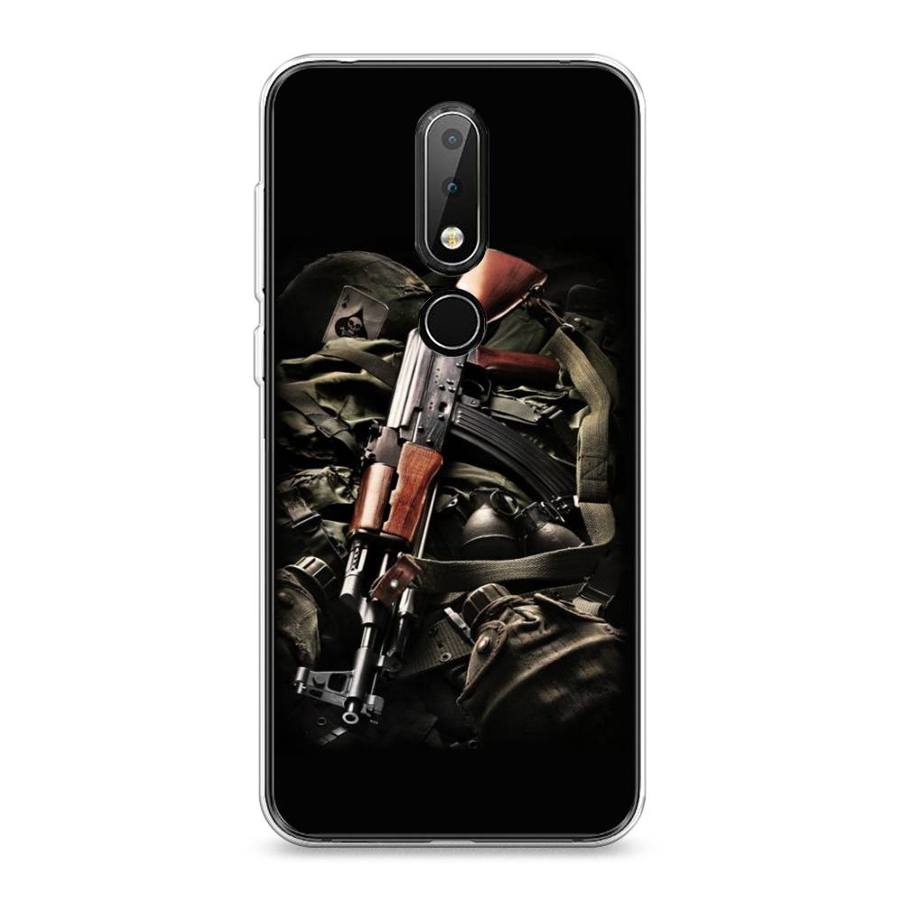 фото Чехол awog "автомат" для nokia x6 2018