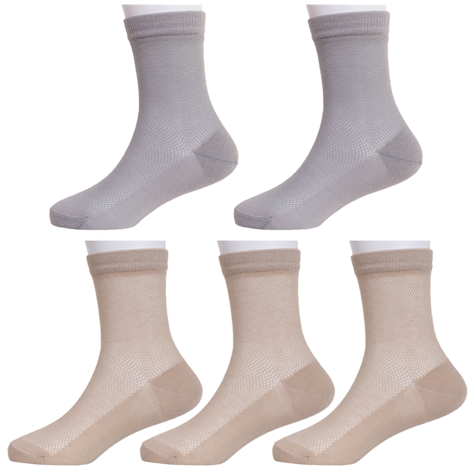 

Носки детские LorenzLine 5-Л32М, серый; бежевый, 14-16, 5-Л32М