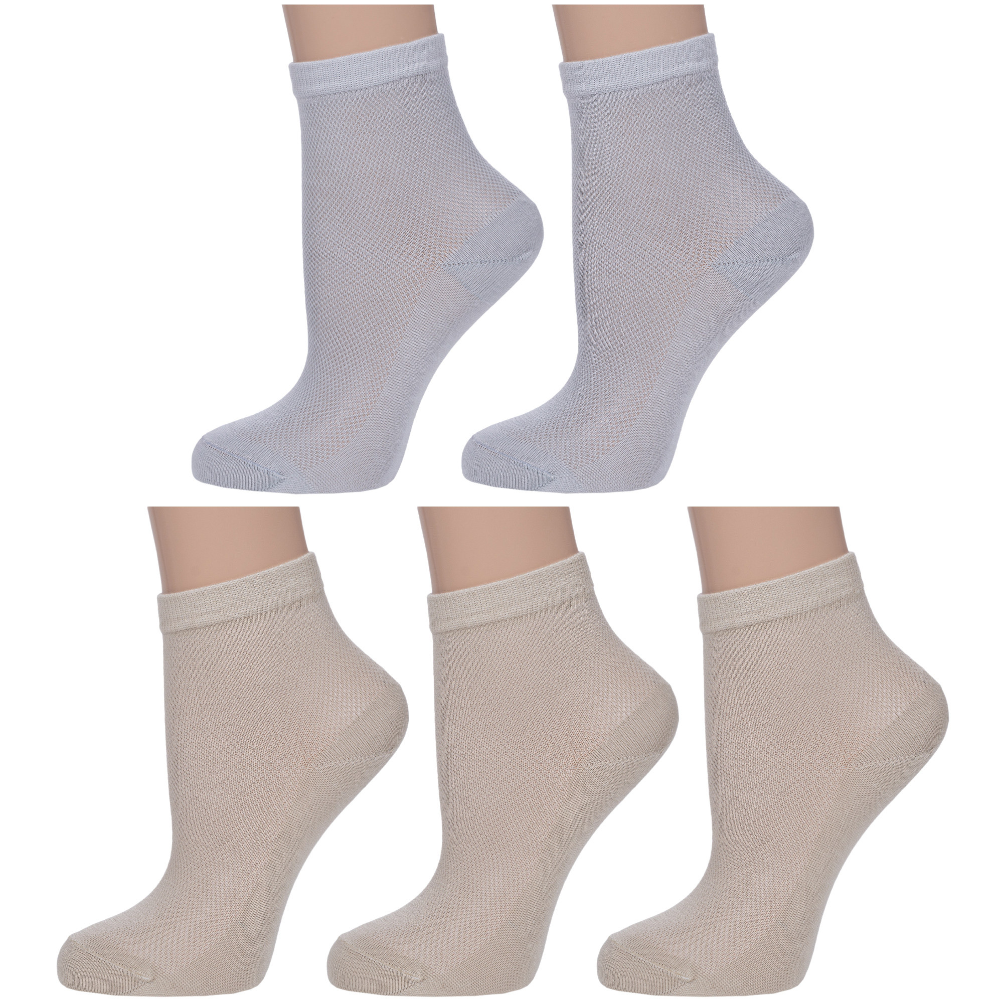 Носки детские LorenzLine 5-Л32М, серый; бежевый, 18-20