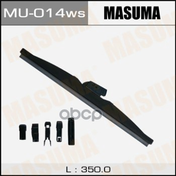 

MU-014WS_щетка зимняя! 350mm под крючок Оптимум