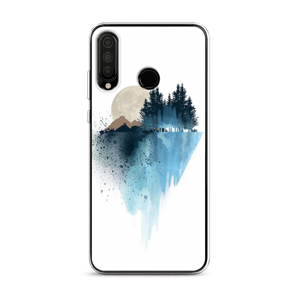 

Чехол Awog на Honor 20 Lite 2020 "Горы 5", Голубой, 611250-4