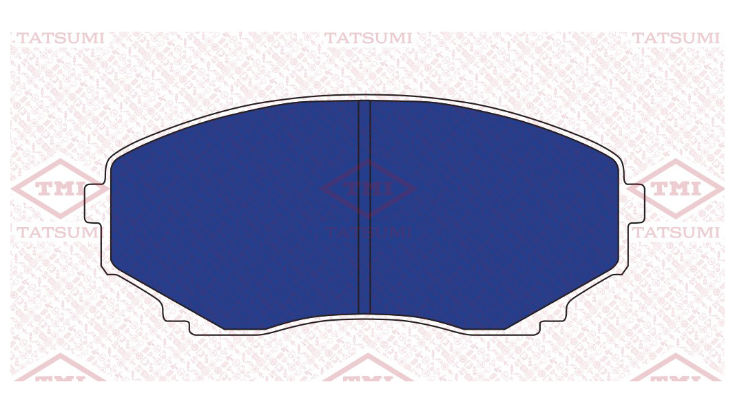 

Тормозные колодки Tatsumi передние дисковые tca1101