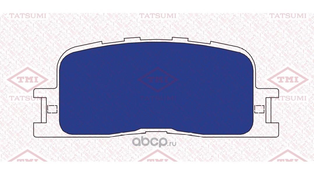 

Колодки тормозные дисковые задние Tatsumi tca1128