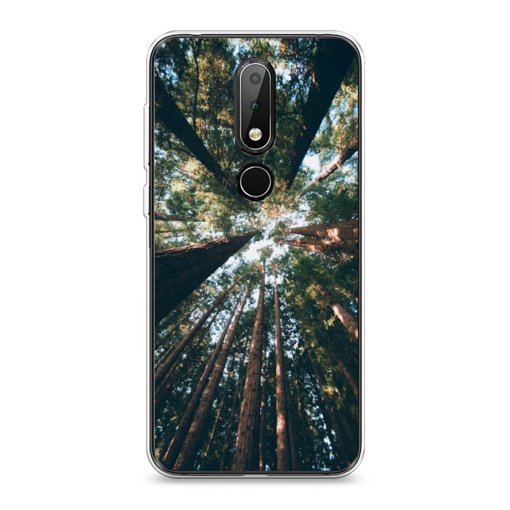 

Чехол Awog на Nokia X6 2018 / Нокиа X6 2018 "Лес 18", Зеленый;коричневый, 121450-4