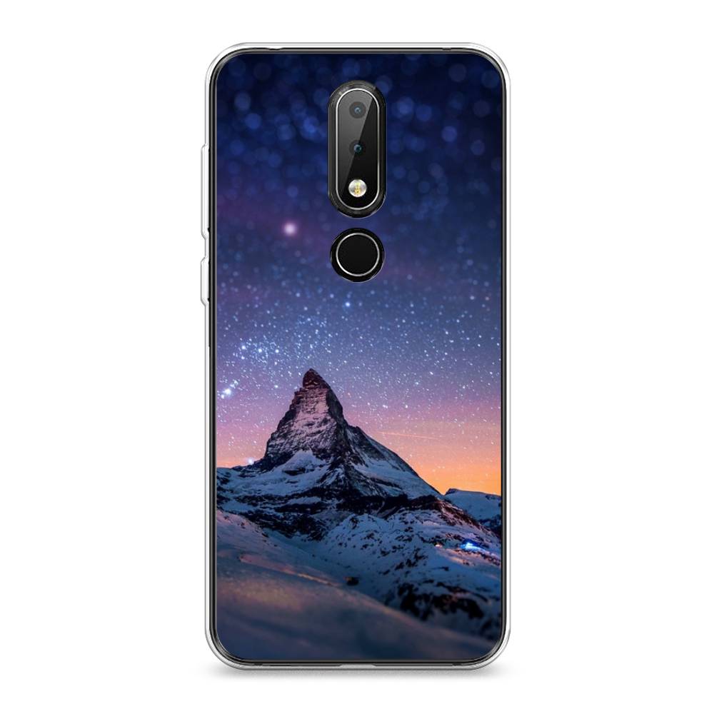 

Чехол Awog на Nokia X6 2018 / Нокиа X6 2018 "Ночные пейзажи 5", Фиолетовый, 121450-4