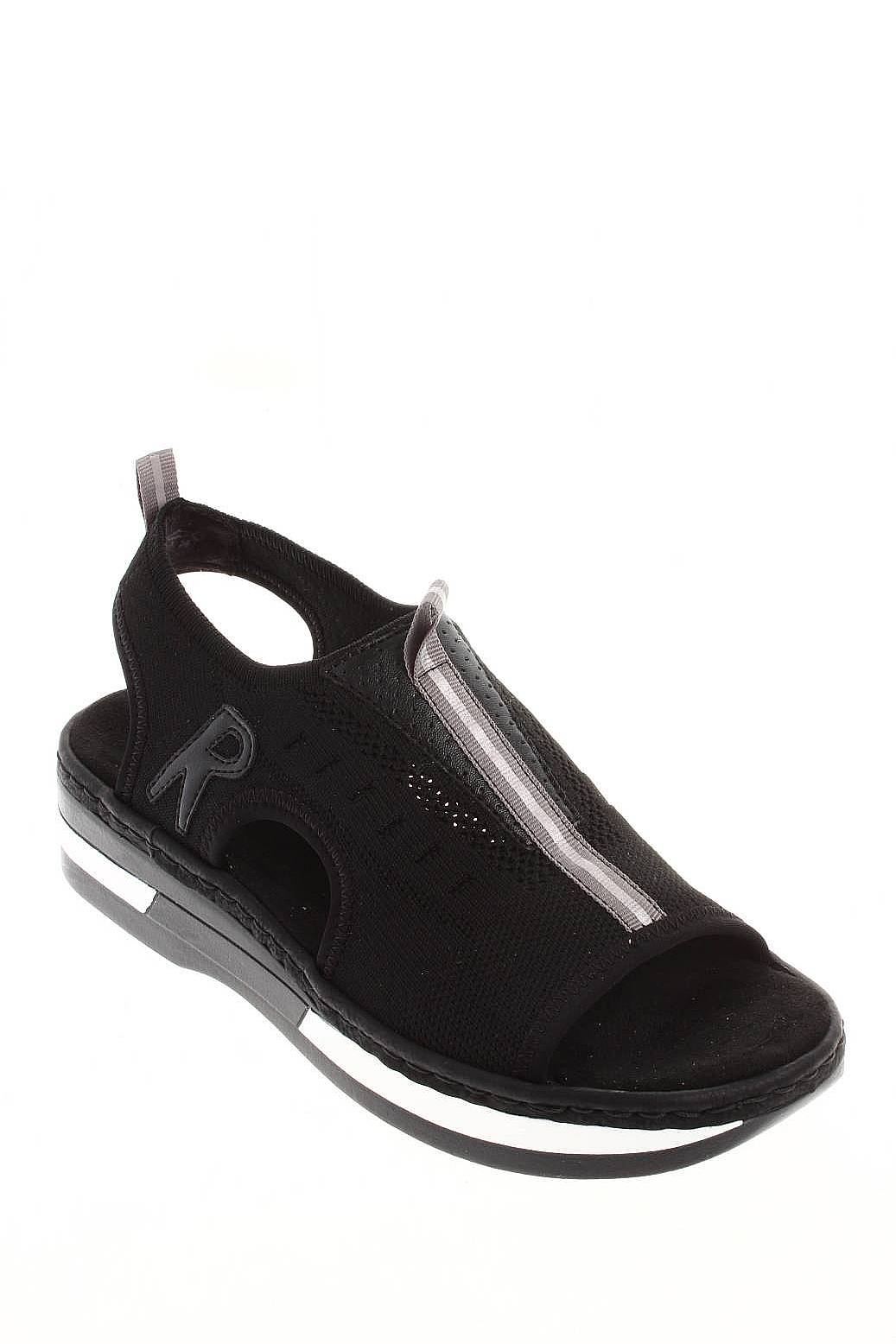 

Босоножки женские Rieker V59B5-00 черные 42 RU, Черный, V59B5-00