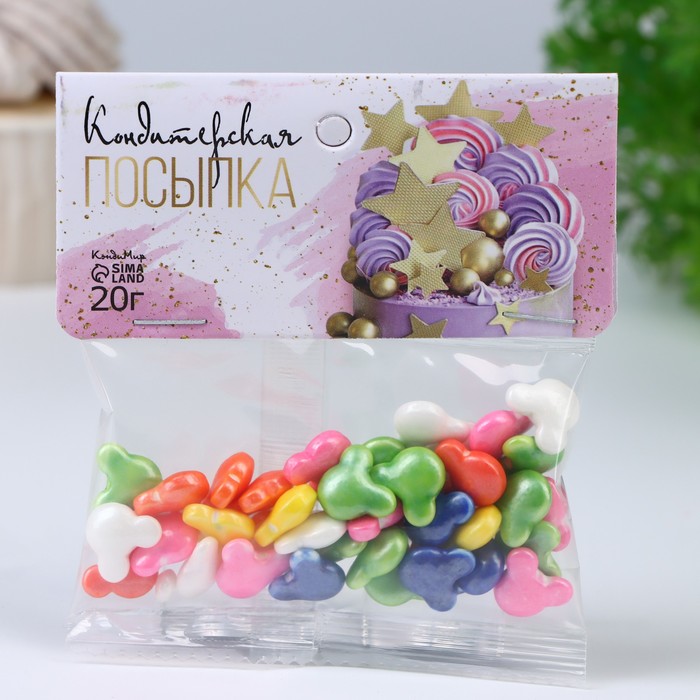 

Кондитерская посыпка "Микки Маус", 20 г, МИКС