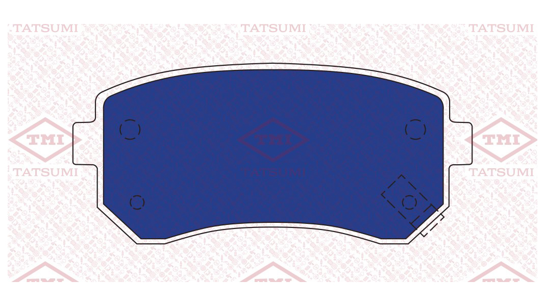 

Тормозные колодки Tatsumi задние дисковые tca1186