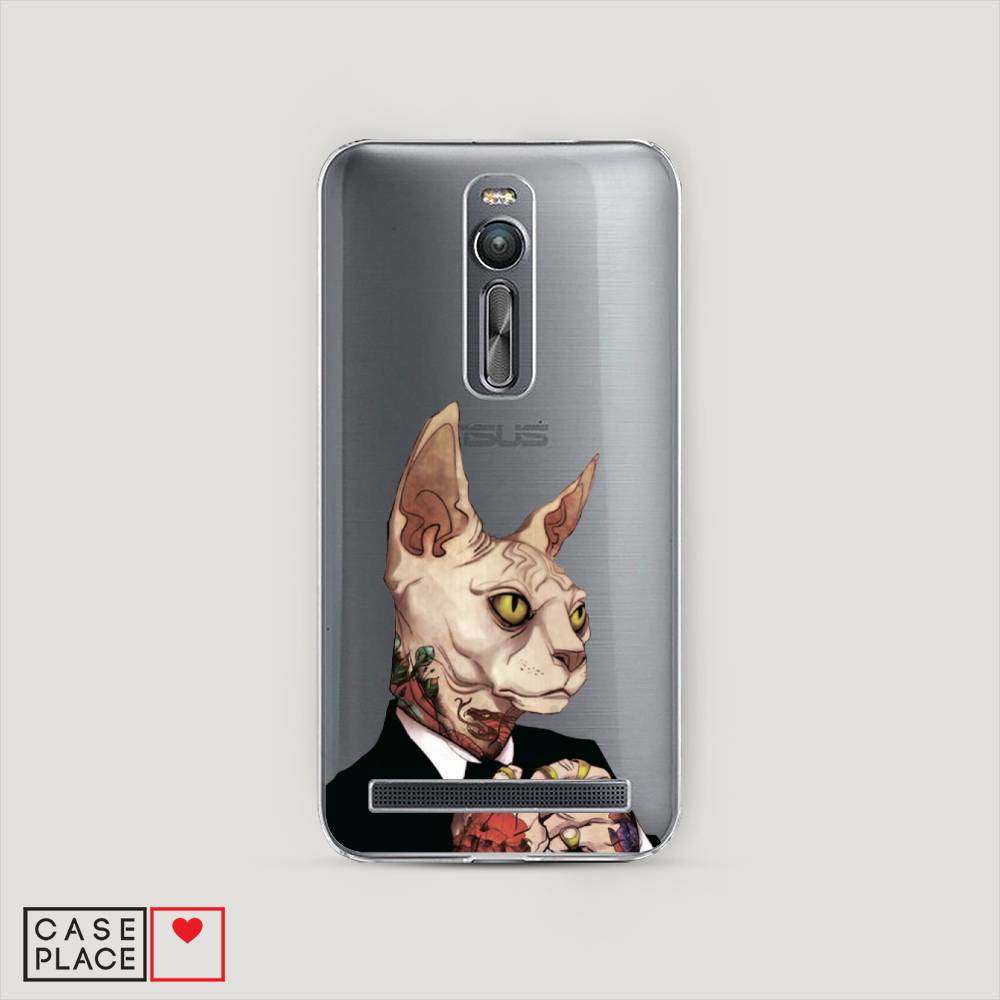 

Чехол Awog на Asus Zenfone 2 ZE550ML/ZE551ML "Татуированный сфинкс", Бежевый;черный;красный, 40550-7