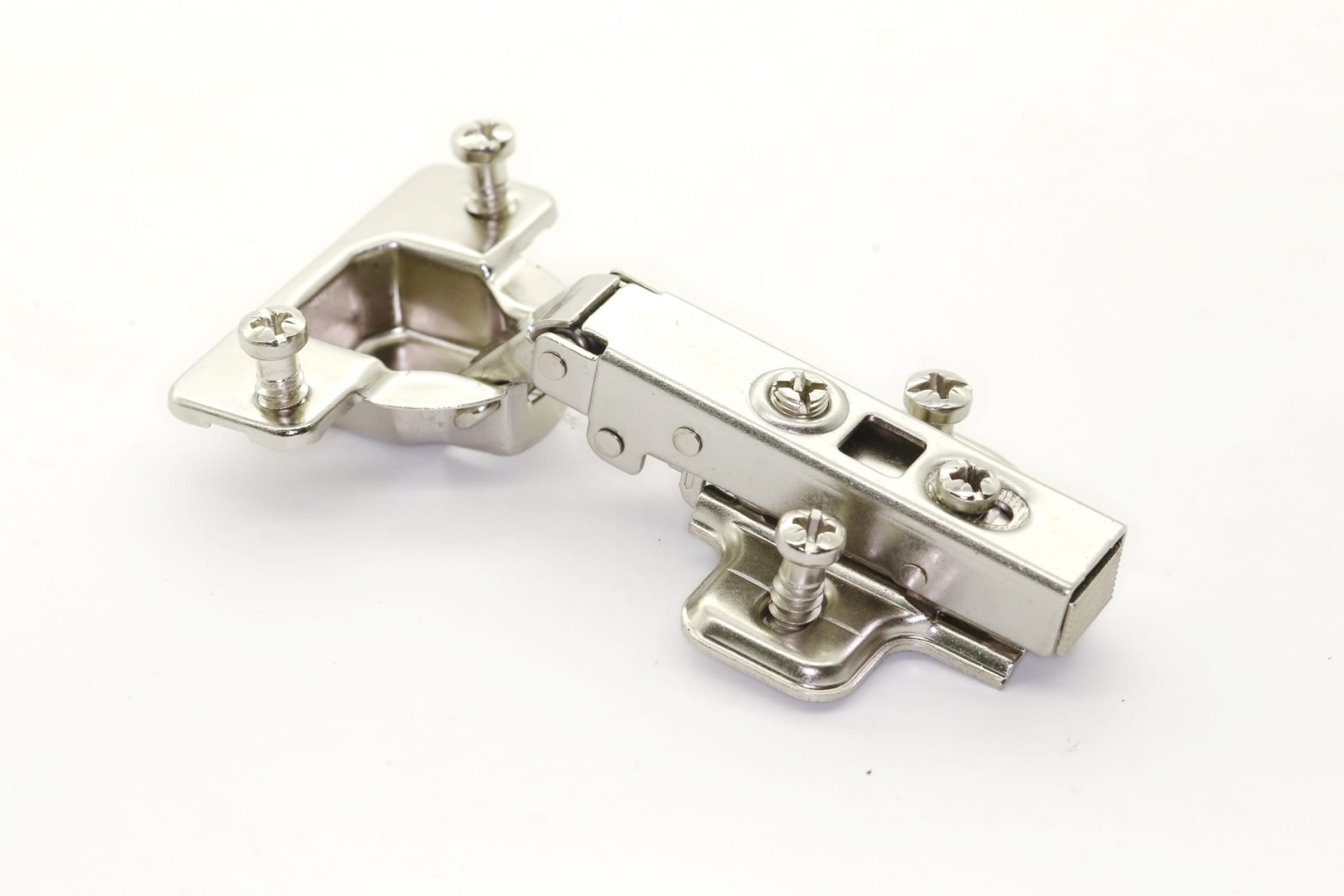 

Brante петля мебельная 35 мм накладная с доводчиком с 4мя-евровинтами 450235, Серый