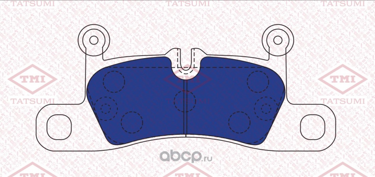 

Тормозные колодки Tatsumi задние дисковые tca1250