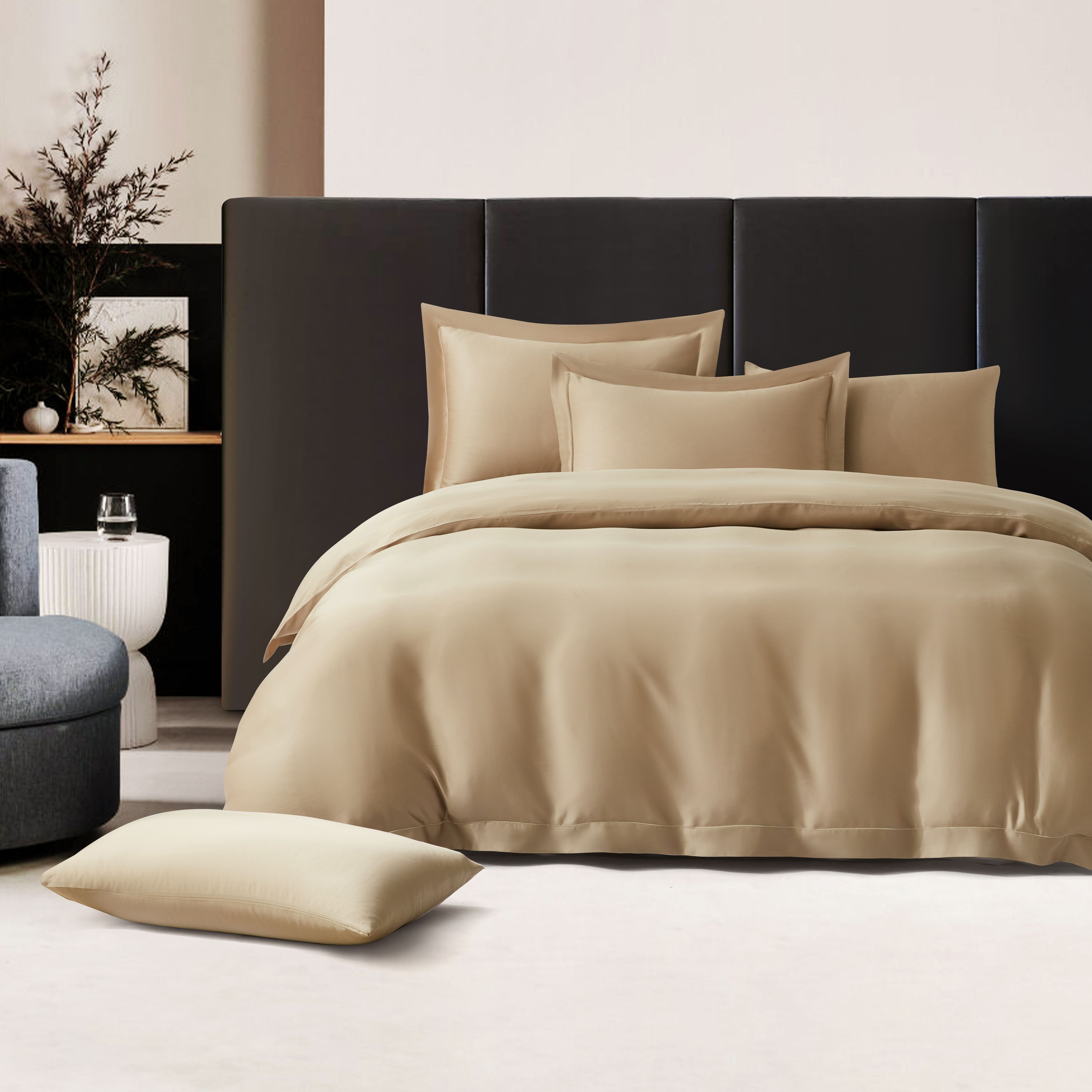

Постельное белье Евро Tencel Arty комплект тенсель сатин, КПБ Tencel Arty