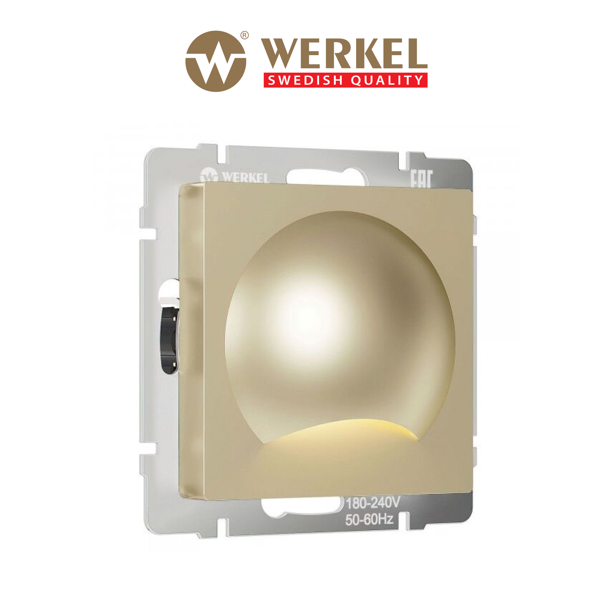 Встраиваемая LED подсветка для лестницы/коридора Werkel MУН W1154411 4000К шампань